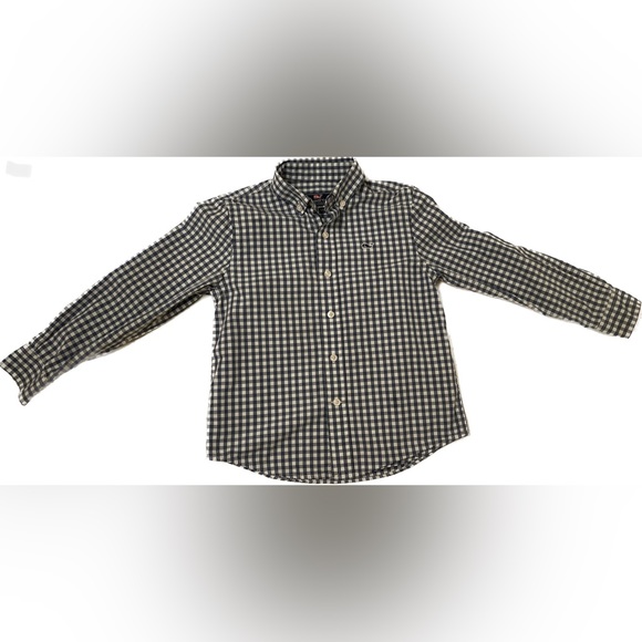 Vineyard Vines Sz 5 Blue Gingham Plaid Adorable charm in pint-sized perfection🦋 - Picture 2 of 10